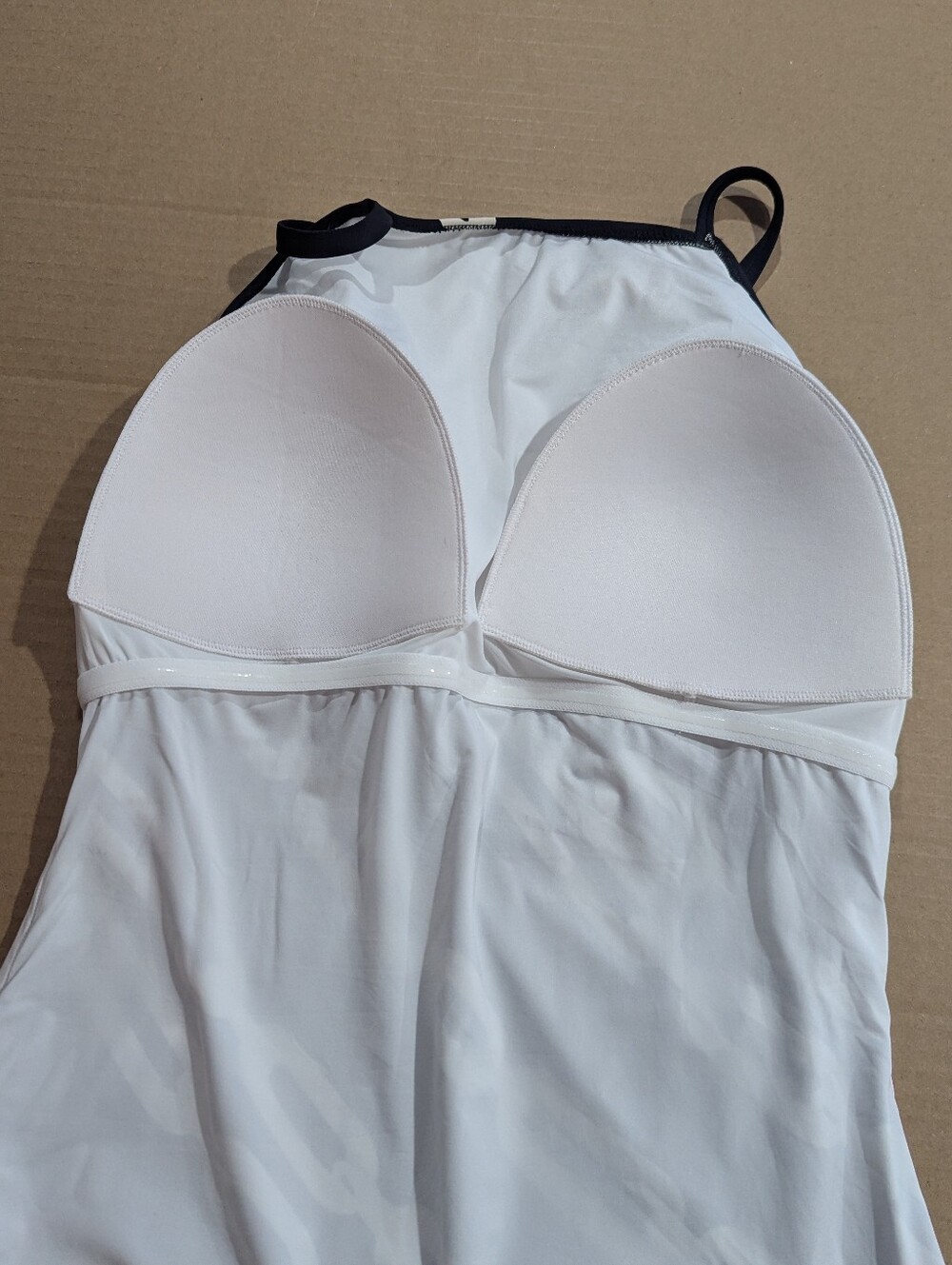 Gottex Black White Cream Chain Pattern One Piece Swim Suit Sz 16 *NWOT - Picture 9 of 16
